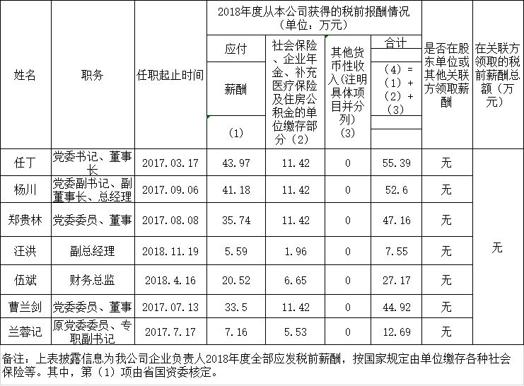 bti体育认真人2018年度薪酬情形